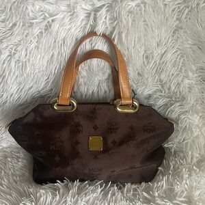 Authentic BRAND NEW MCM Visetos nylon brown monogram bag satchel 💫